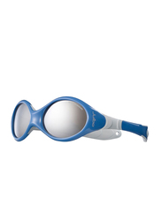 نظارة شمسية جلوبو لوبينج 3 زرقاء مستديرة بإطار كامل الحواف للأطفال ، مع فلتر أزرق فاتح ، عدسة رمادية ، 2-4 سنوات ، JBF-LOOPING3J349112C ، 45/15/120