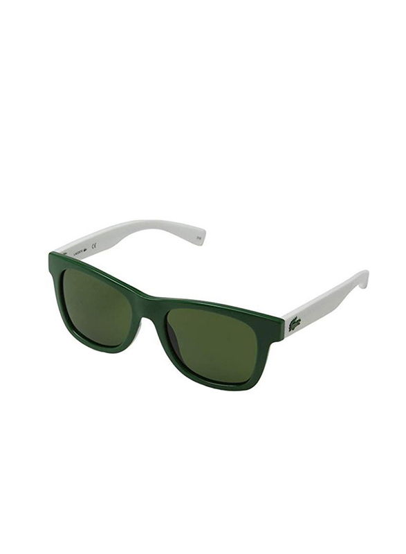 Lacoste Full Rim Square Green Sunglasses for Kids, Green Lens, LA-L3617S-315, 48/17/130