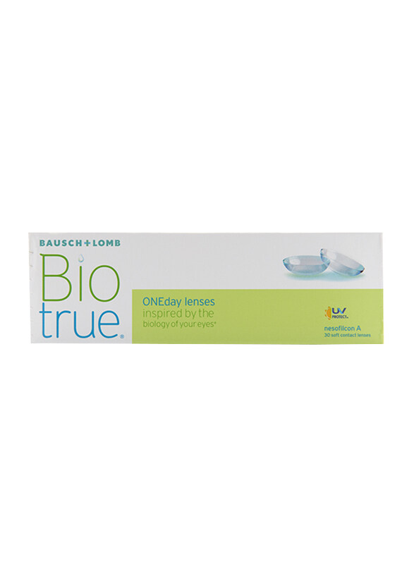 

Bausch & Lomb BioTrue 1-Day Pack of 30 Contact Lenses, Natural, -5.5