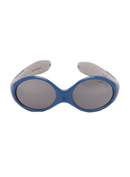 نظارة شمسية جلوبو لوبينج 3 زرقاء مستديرة بإطار كامل الحواف للأطفال ، مع فلتر أزرق فاتح ، عدسة رمادية ، 2-4 سنوات ، JBF-LOOPING3J349112C ، 45/15/120
