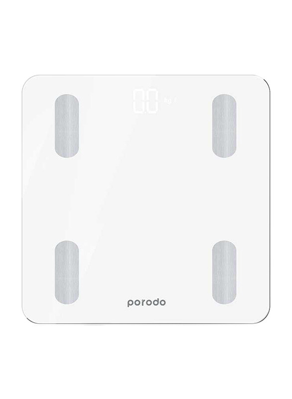 

Porodo Lifestyle Full Body Smart Scale, White