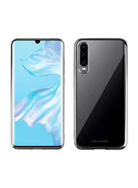 

Viva Madrid Huawei P30 Glazo Flex Mobile Phone Back Case Cover, Ardent Silver