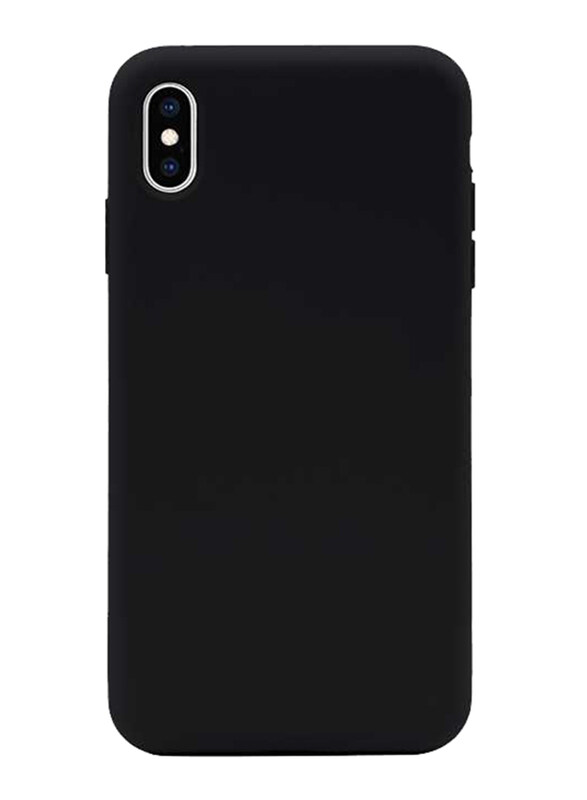 

Porodo Apple iPhone XS Max Silicone Mobile Phone Case Cover, Black