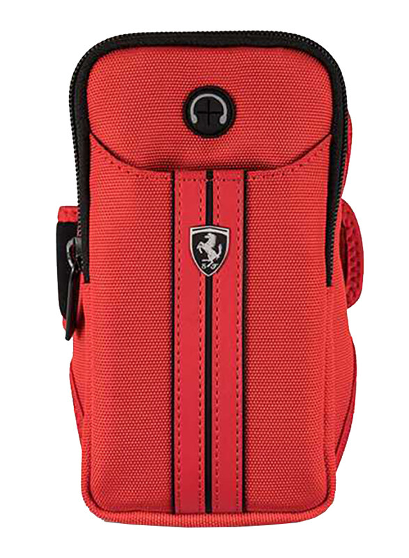 

Ferrari Training Armband Phone Cover Bag, Red