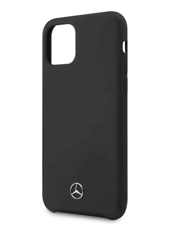 

Mercedes-Benz Apple iPhone 11 Liquid Silicone Mobile Phone Case Cover, Black