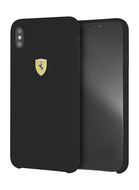 

Ferrari Apple iPhone XS Max SF Silicone Back Case, Black