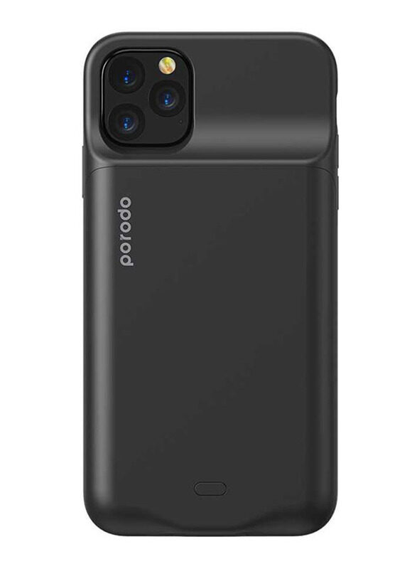 

Porodo Apple iPhone 11 Pro Max Wireless Mobile Phone Power Case with 4500mAh Battery, Black