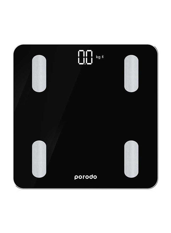 

Porodo Lifestyle Full Body Smart Scale, Black