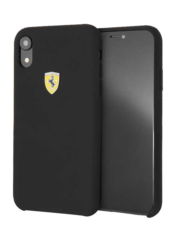 

Ferrari Apple iPhone XR SF Silicone Back Case, Black