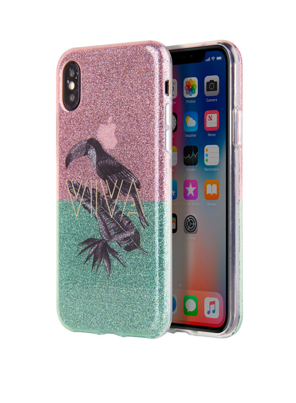 

Viva Madrid Apple iPhone X Tropico Mobile Phone Back Case Cover, Toucan Wild