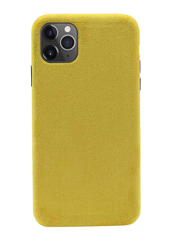 

Porodo Apple iPhone 11 Pro Alcantara Mobile Back Case Cover, Yellow