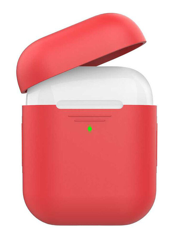 

AhaStyle Premium Silicone Case for Apple AirPods, Red