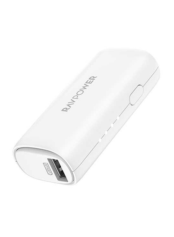 

Rav Power RAVPower 3350mAh with iSmart QC Portable Power Bank, White