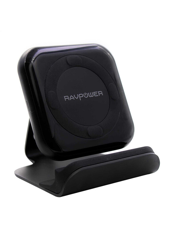 

Rav Power Quick Charge 3.0 Fast Wireless Charging Pad, with Stand, Black
