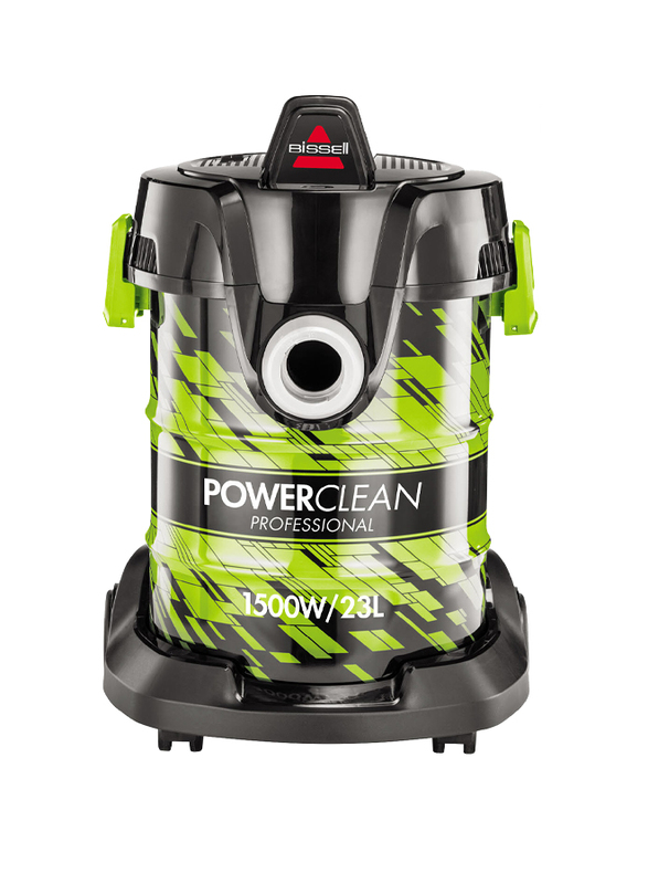 Bissell Powerclean 21L Wet & Dry Drum Vacuum, 2026E, Green/Black