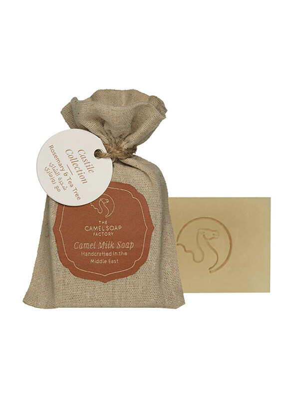 

The Camel Soap Factory Castile Collection Rosemary & Tea Tree Handmade Soap Bar, 95gm