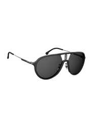 Carrera Full Rim Aviator Black Sunglasses Unisex, Black Lens, CA1026/S 0003, 59/16/135