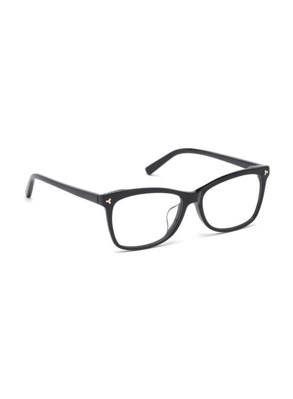 Bally Full-Rim Rectangle Black Eyewear Frames For Men, Mirrored Clear Lens, BY5003-D 001