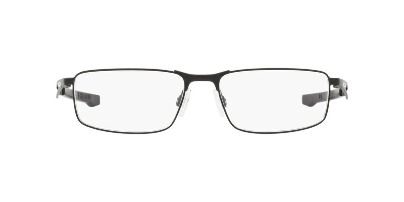Oakley Barspin XS Full-Rim Rectangle Matte Black Eyeglass Frame for Kids Unisex, Clear Lens, 0OY3001 01, 47/14/130