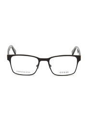 Guess Full-Rim Square Matte Black Frames for Men, GU1994 002