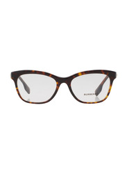 Gant Full-Rim Cat Eye Havana Eyeglass Frames for Women, Transparent Lens, GA4095 052, 53/17/140