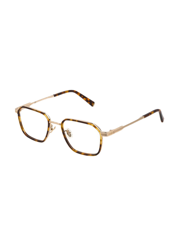 Police Full-Rim Square Havana Frame for Men, VPLC56 51300V