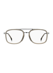 Hugo Boss Full-Rim Square Ruthenium Frame for Men, BO1255 0WIJ, 54/19/145