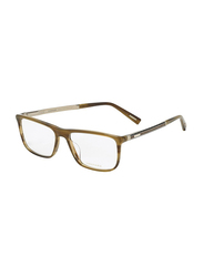 Chopard Full-Rim Rectangular Shiny Streaked Brown Unisex Eyeglasses Frame, VCH279 5609N3, 56/16/145