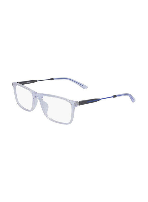 Calvin Klein Full-Rim Rectangle Shiny Crystal Frames for Men, CK20710 971, 54/17/145