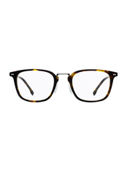 Hugo Boss Full Rim Square Dark Havana Eyeglass Frames for Men, BOSS 1057 0086 00, 52/23/145