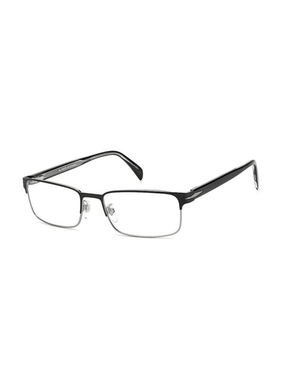 

David Beckham Half-Rim Rectangular Black Frame for Men, DB1069 TI75519