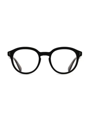 CR7 Full-Rim Round Black Glossy Eyeglass Frames for Women, Transparent Lens, CR7003OJ.009.GLS