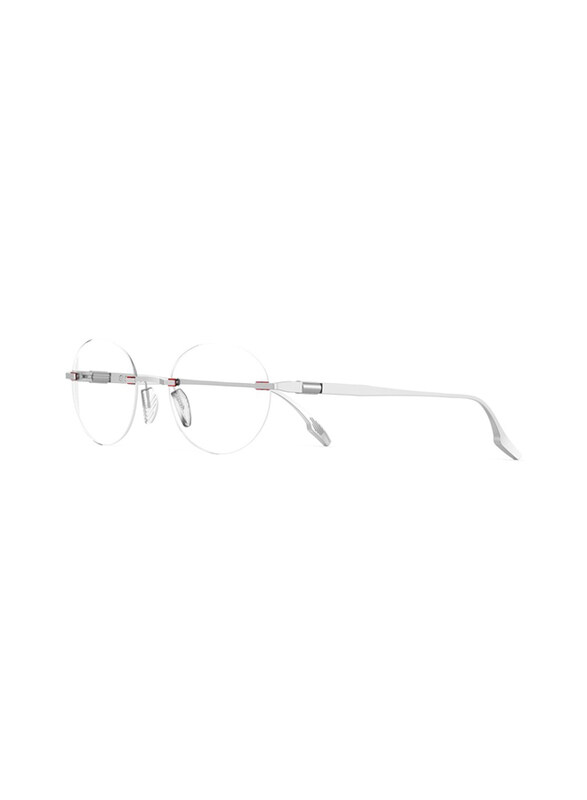 Safilo Rimless Round Silver Frames for Men, 02 010 4919, 49/19/145