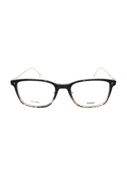 BMW Full-Rim Square Clear Eyewear Frames For Men, Mirrored Clear Lens, BW5014 005