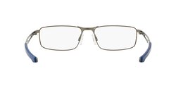 Oakley Barspin XS Full-Rim Rectangle Matte Cement/Blue Eyeglass Frame for Kids, Clear Lens, 0OY3001 03, 49/15/130