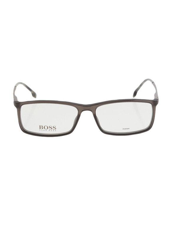 Hugo Boss Full-Rim Rectangular Grey Frame for Men, BO1184 IT 0KB7 00, 58/16/145