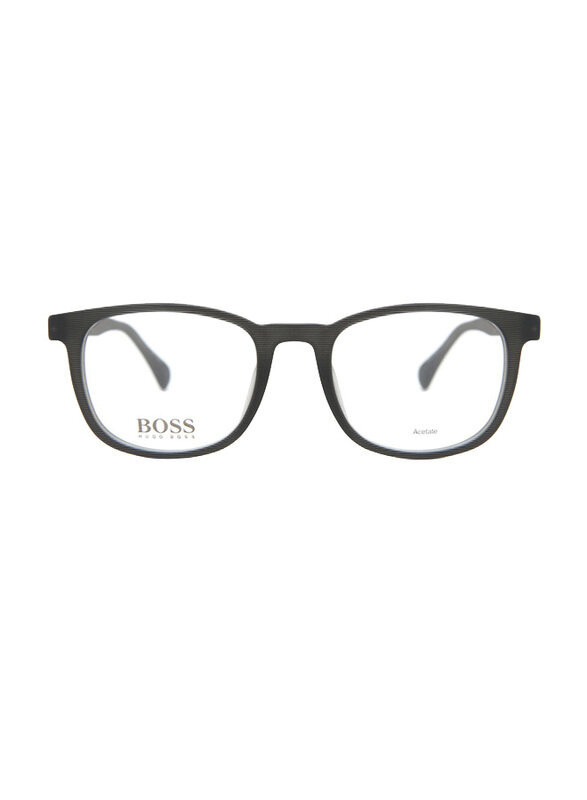 Hugo Boss Full-Rim Square Grey Frame for Men, BO1085 IT 026K 00