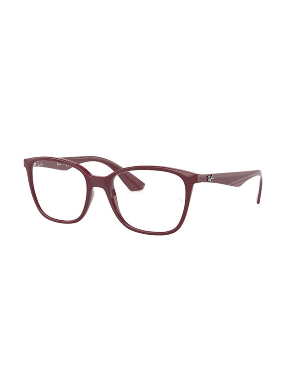 Ray-Ban Full-Rim Square Red Cherry Frame Unisex, 0RX7066 8099, 57/16/145