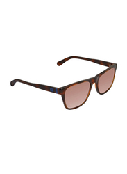 Guess Full-Rim Rectangle Havana Sunglasses for Men, Brown Lens, GU6887 62F, 55/19/145
