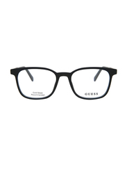 Guess Full-Rim Square Black Sunglasses Frame For Men, Clear Lens, GU1974 002, 49/17/145