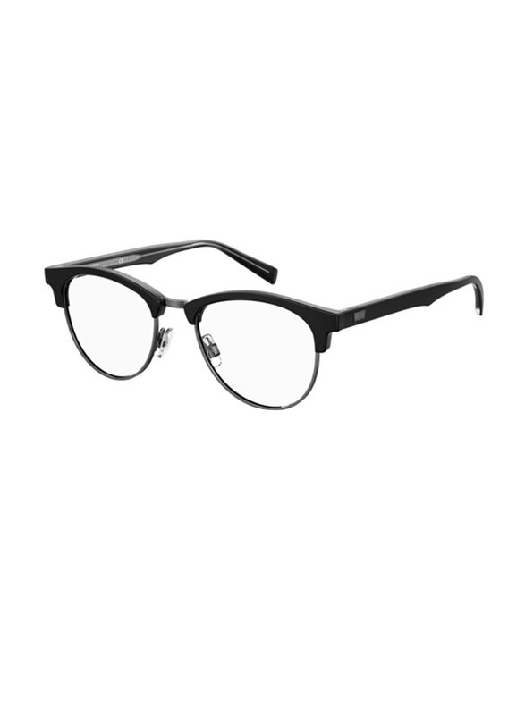 

Levi'S Full-Rim Round Black Frame for Men, LV5002 0807 00, 50/19/145