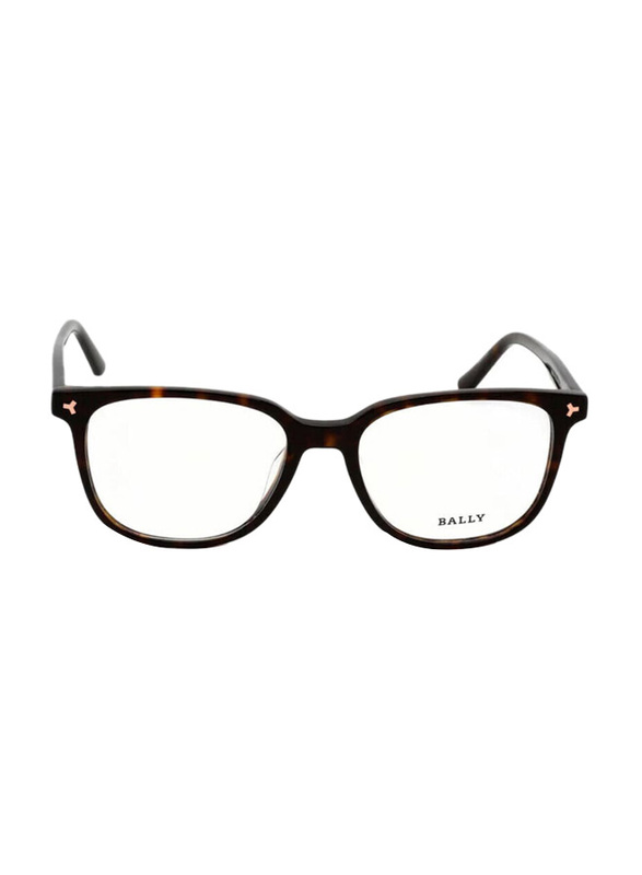 Bally Full-Rim Rectangle Black Eyewear Frames For Men, Mirrored Clear Lens, BY5033-H 052