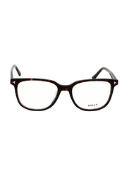 Bally Full-Rim Rectangle Black Eyewear Frames For Men, Mirrored Clear Lens, BY5033-H 052