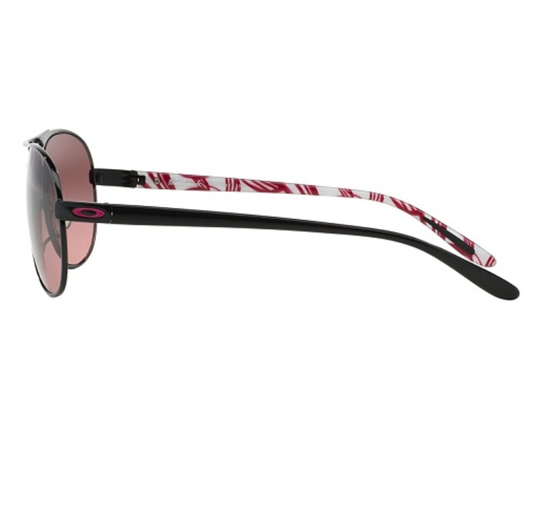 Oakley Feedback Full-Rim Aviator Polished Black Sunglasses Unisex, Black Gradient Lens, OO4079 1359, 59/13