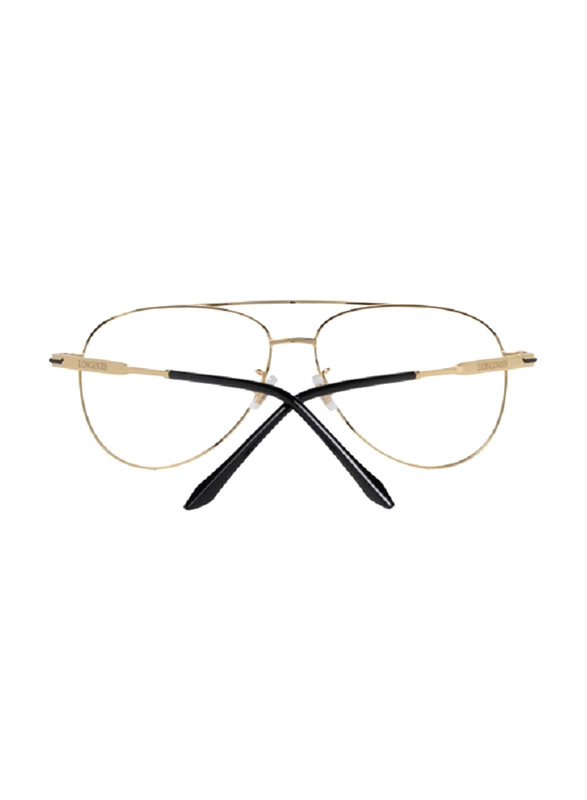 Longines Full-Rim Aviator Gold Eyewear For Men, LG5003-H 030, 56/13/145