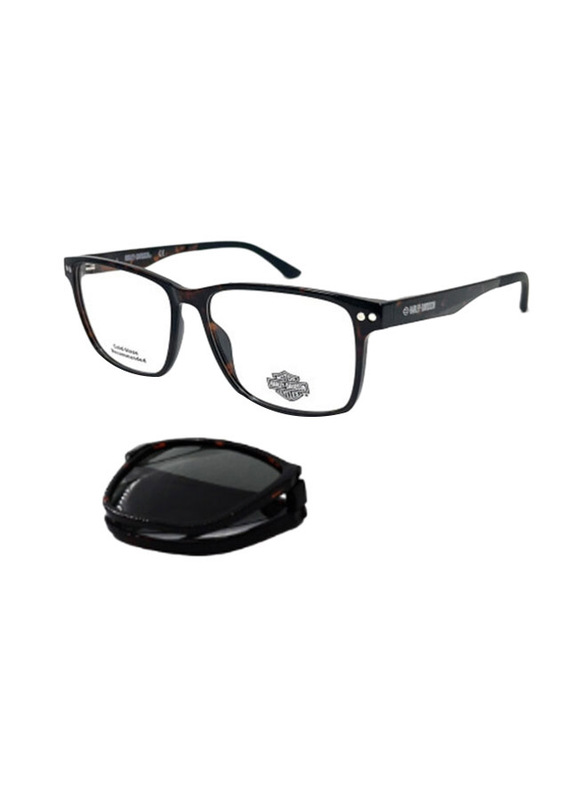 Harley Davidson Full-Rim Square Shiny Black Frames for Men, HD0950 052, 55/17/145