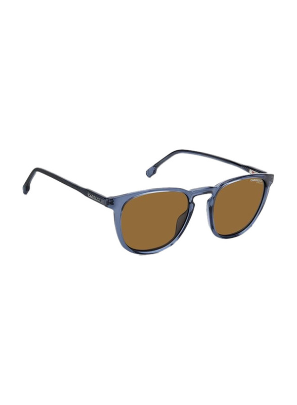 Carrera Full-Rim Square Blue Sunglasses for Men, Brown Lens, CA260/S PJP5170