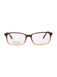 Police Full Rim Rectangular Brown Frames Unisex, V1975 54N66M