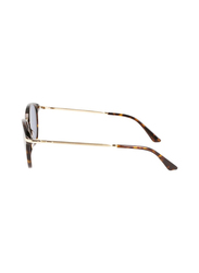 Calvin Klein Full-Rim Oval Tortoise Sunglasses for Women, Grey Lens, CK22513S 235, 51/20/145