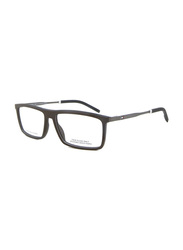 Tommy Hilfiger Full-Rim Rectangle Matte Brown Eyewear Frames For Men, Mirrored Clear Lens, TH1847 YZ45514